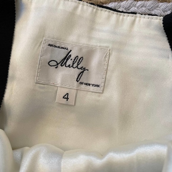 Milly Of New York Women's Lace Floral Leaf Strap Sexy Cami Tank Top Size 4 - Picture 4 of 10